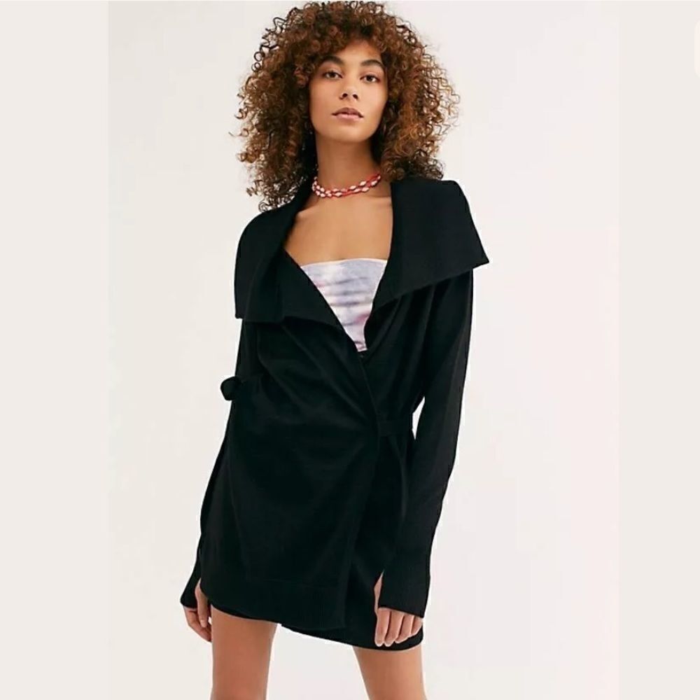 NICHOLAS K UNDYED ALPACA LUXE WRAP SWEATER TUNIC